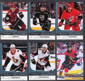 2017 Upper Deck O-pee-chee OPC Platinum UD Ice Rookie Lot (31) Hischier Debrincat Dubois Tuch Weegar Andersson Girard Necas ++ back